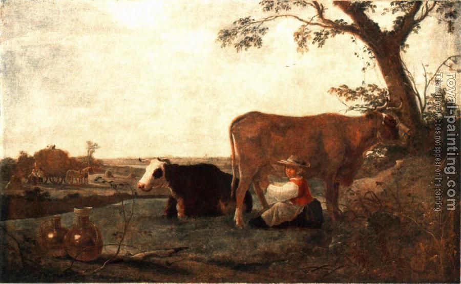 Aelbert Cuyp : The Dairy Maid